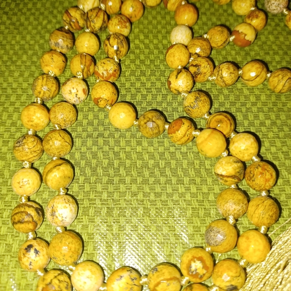 32" beaded tassel necklace - Picture 4 of 4